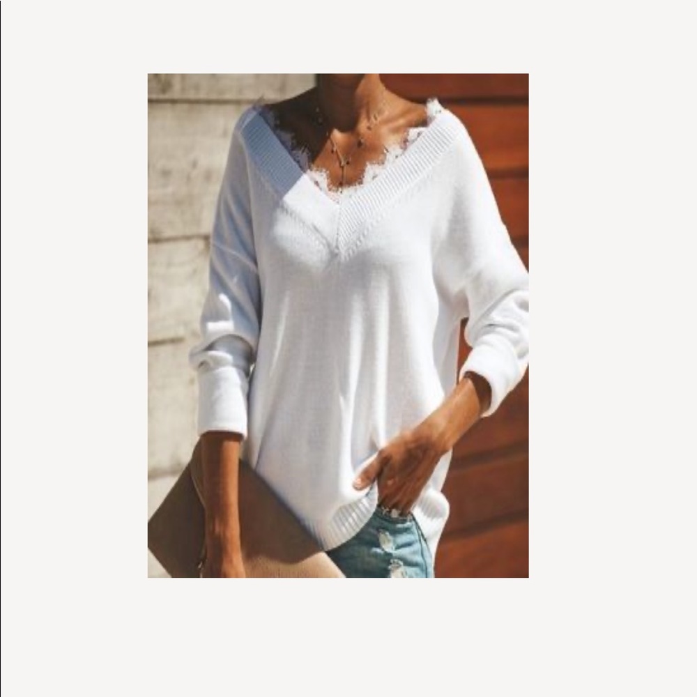AfterMarket white sweater!